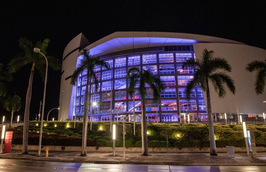 American Airlines Arena, Miami.