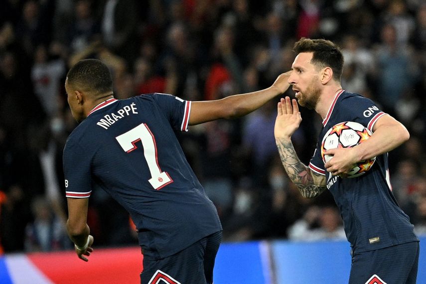 El argentino Lionel Messi sumó su primer doblete con el PSG