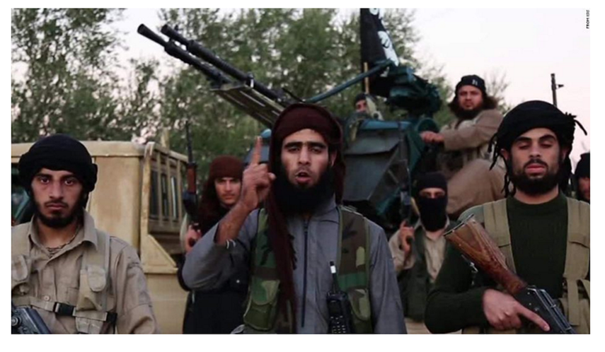 El video también muestra imágenes de archivo del presidente francés Francois Hollande dando un discurso en el que explica por qué Francia se une a la coalición. (CAPTURA DEL VIDEO)