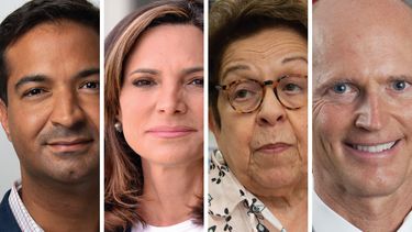 Carlos Curbelo, María Elvira Salazar, Donna Shalala y Rick Scott.