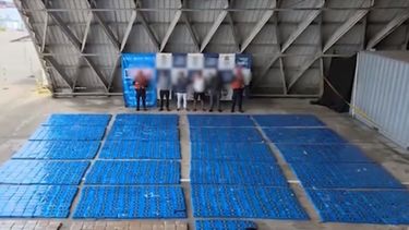 Cocaína incautada por la Armada de Colombia, 01/07/2023.