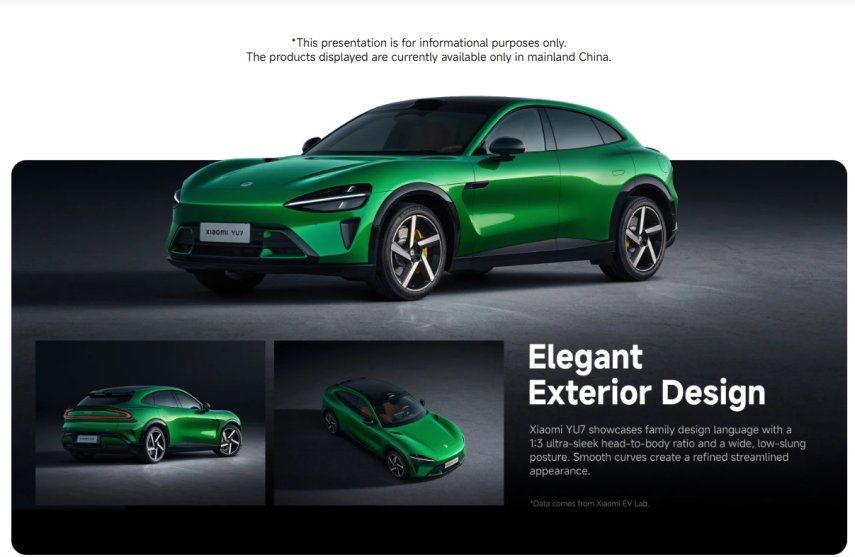 El gigante tecnológico con sede en Pekín realizó su primera incursión en la fabricación de automóviles el año pasado con su modelo eléctrico SU7.