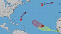 El Centro Nacional de Huracanes, con sede en Miami, monitorea cuatro tormentas.