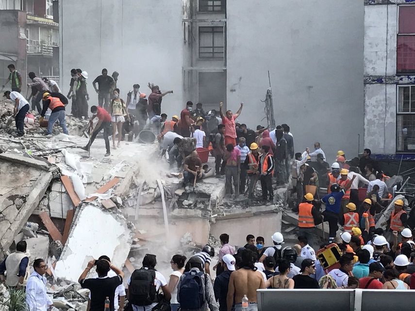 Se teme que el terremoto pueda haber dejado un alto número de víctimas mortales en Ciudad de México&nbsp;