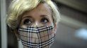 Anastasia Shevchenko, usando una mascarilla para prevenir el contagio de coronavirus, asiste a una audiencia judicial en Rostov del Don, Rusia, el jueves 18 de febrero de 2021. Anastasia Shevchenko, usando una mascarilla para prevenir el contagio de coronavirus, asiste a una audiencia judicial en Rostov del Don, Rusia, el jueves 18 de febrero de 2021.