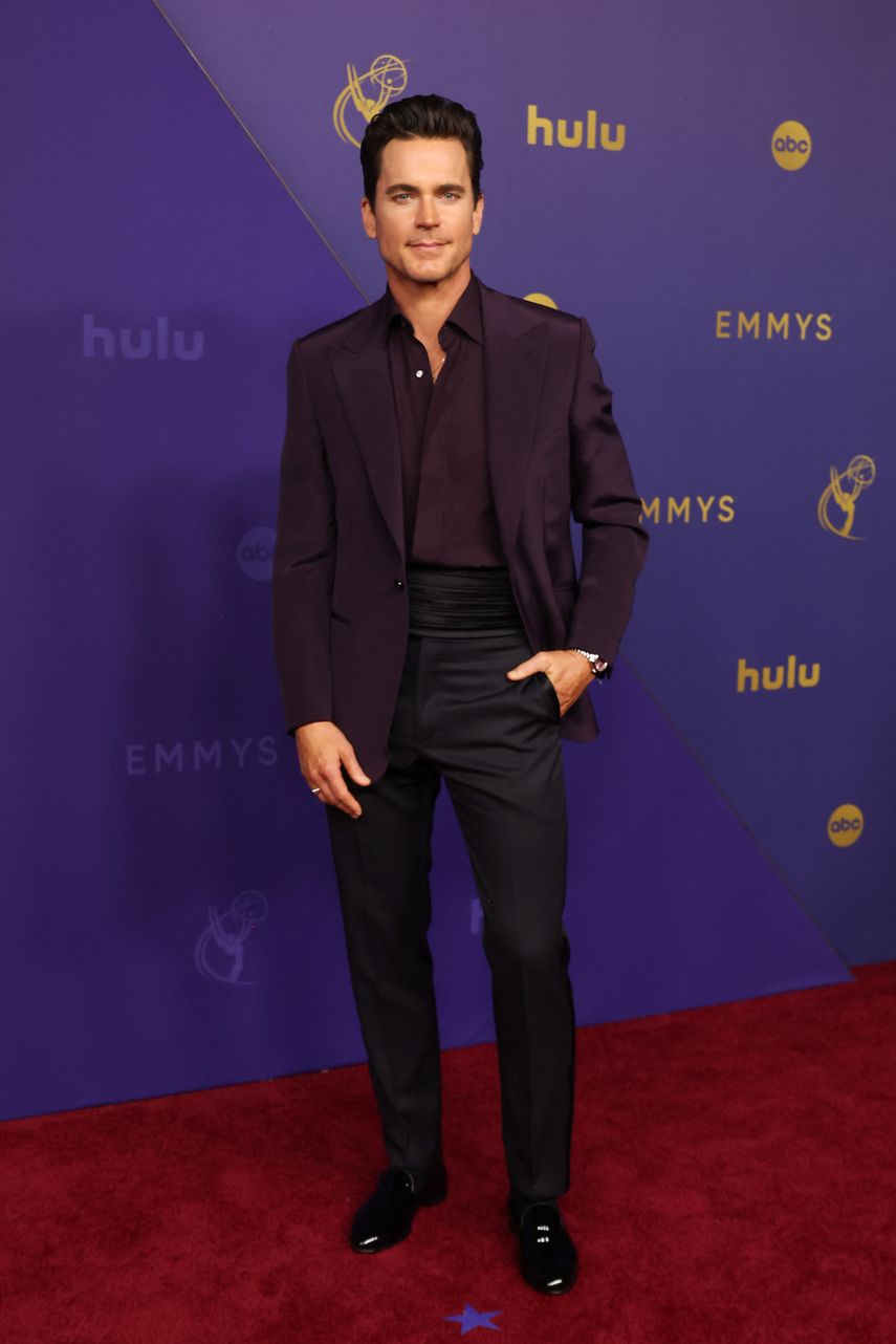 Matt Bomer asiste a la 76 edición de los premios Emmy en el Peacock Theatre el 15 de septiembre de 2024 en Los Ángeles, California.