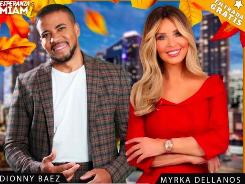 Myrka Dellanos y Dionny Baez