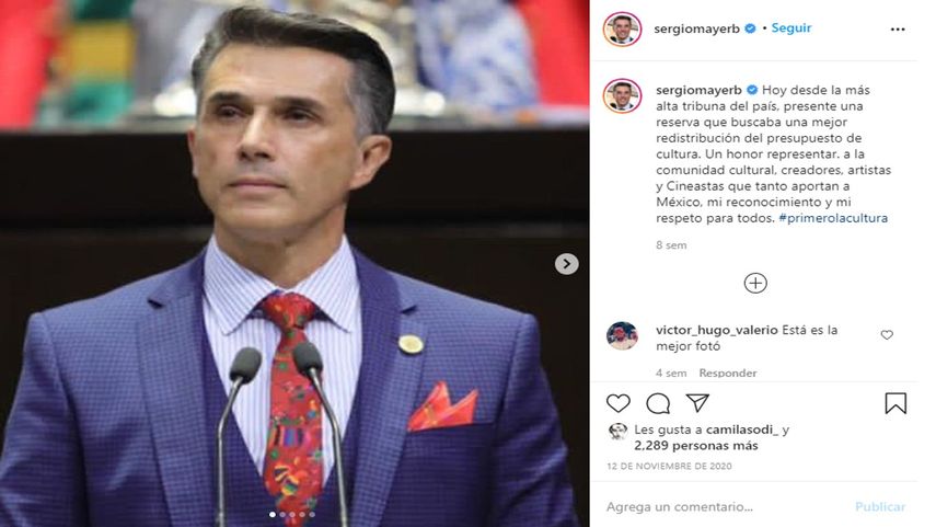 El actor mexicano Sergio Mayer.