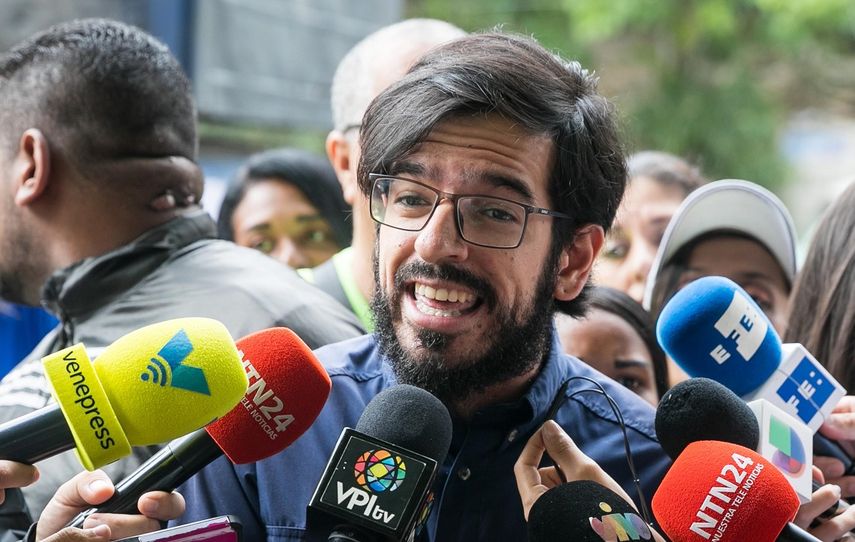 Fotografía de archivo fechada en abril de 2018 del diputado opositor venezolano Miguel Pizarro.