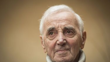 El cantante francés&nbsp;Charles Aznavour .