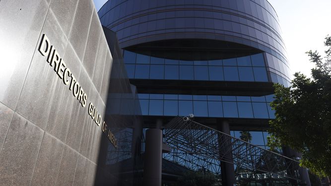 La sede del Sindicato de Directores de Estados Unidos (DGA, por sus siglas en inglés), en Los Angeles, en una foto del 16 de abril del 2020. El Sindicato ha fijado reglas a seguir en tiempos de pandemia.