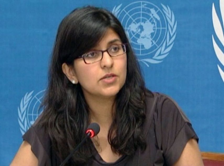 Ravina Shamdasani, portavoz del Alto Comisionado de Naciones Unidas para los Derechos Humanos (CORTESÍA)