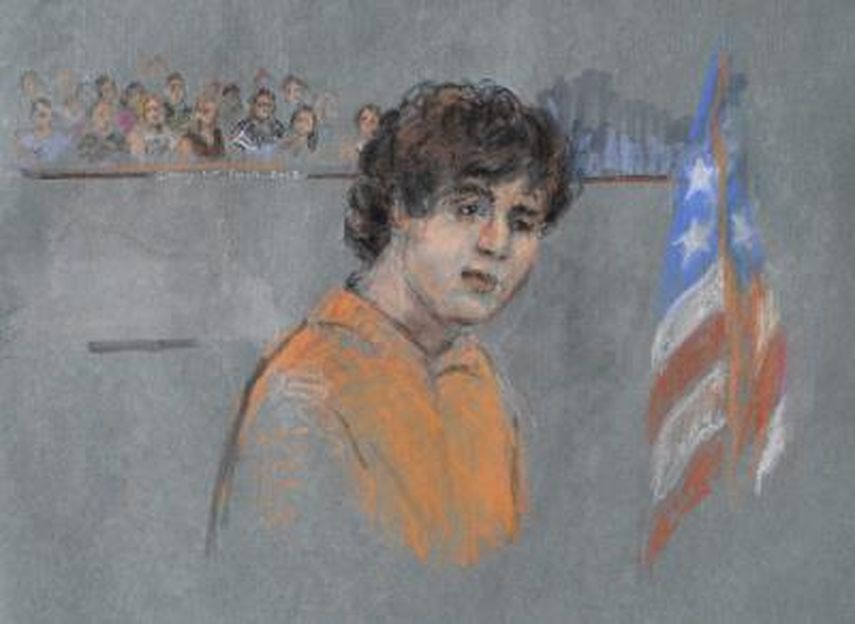 El juicio comenzó el pasado 3 de marzo, y tras la ronda de argumentos finales, el jurado deberá decidir si Tsarnaev es culpable de los 30 cargos que enfrenta, entre ellos 17 que acarrean la pena de muerte. (EFE)