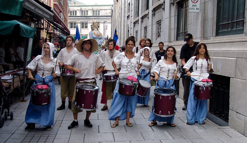 Les Fêtes de la Nouvelle-France, Quebec, Canada.