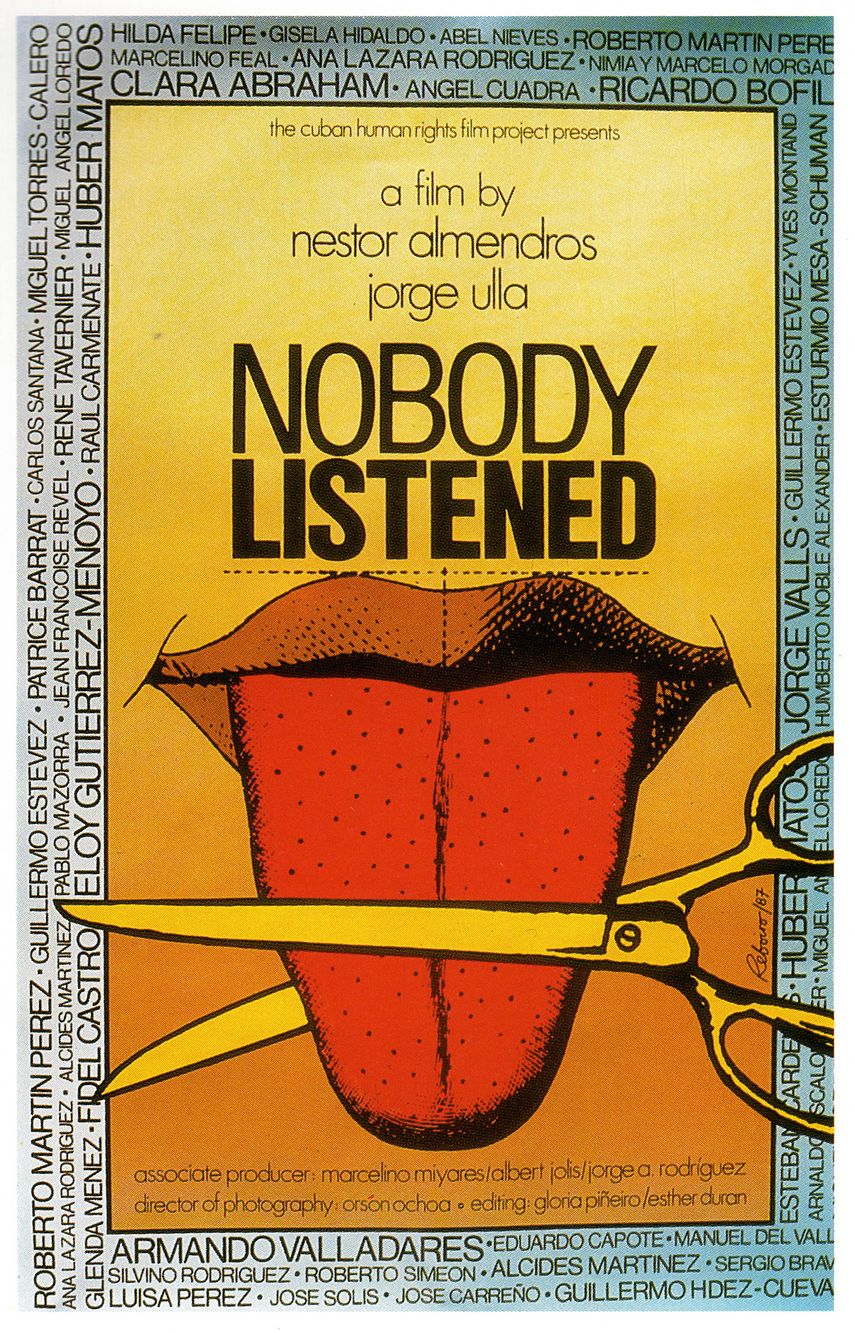 Póster promocional de Nadie escuchaba.