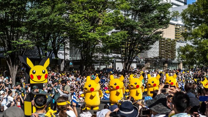 Unos 10.000 aficionados de Pokémon participan este fin de semana en Japón en el campeonato mundial de este juego en busca de diversión.