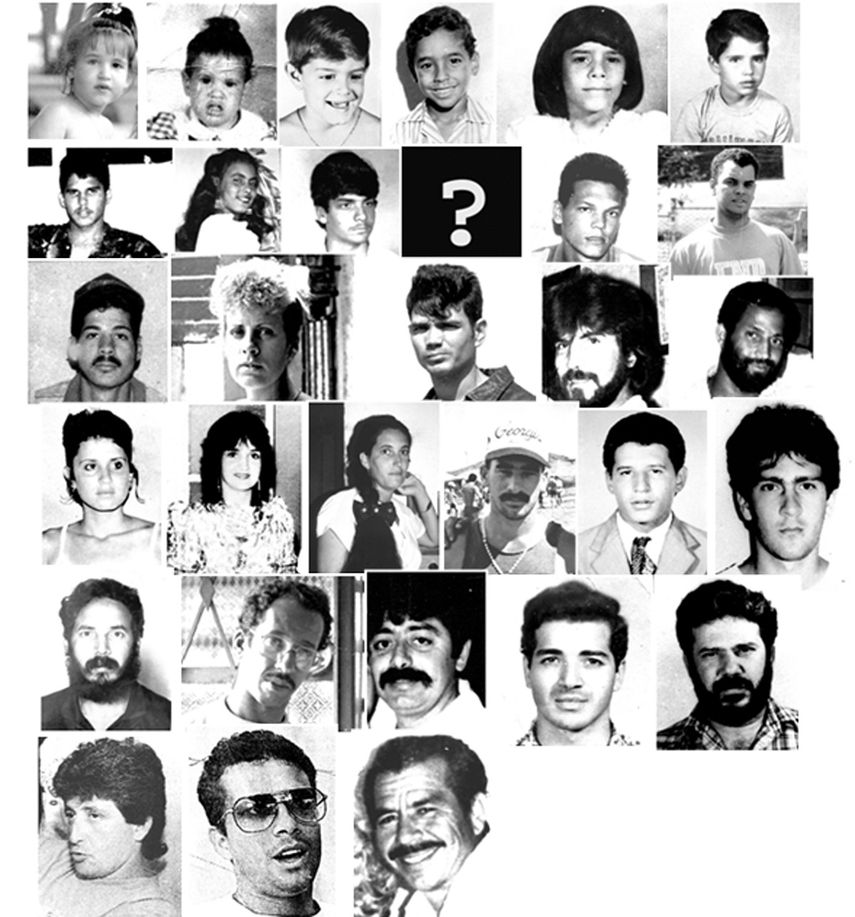 Sobrevivientes del remolcador 13 de marzo hundido por fuerzas de la dictadura de Cuba en 1994.&nbsp;