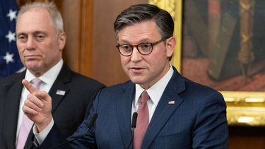 El presidente de la Cámara de Representantes de Estados Unidos, el republicano Mike Johnson.