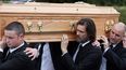 Jim Carrey en el funeral de su exnovia. (EFE)