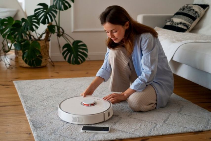 Control de aspiradora robótica inalámbrica mediante aplicación para teléfono inteligente