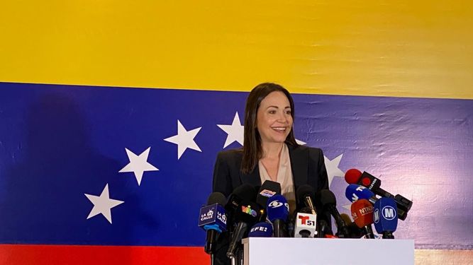 La líder opositora venezolana, María Corina Machado.