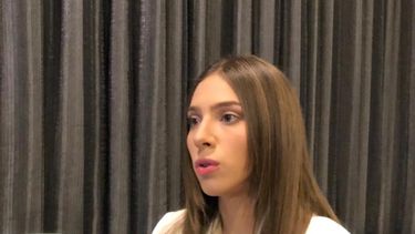 Fabiana Rosales, esposa del presidente encargado de Venezuela, Juan Guaid&oacute;, durante una entrevista en Diario Las Am&eacute;ricas.&nbsp;