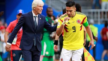 Falcao compareció en rueda de prensa junto al seleccionador José Pékerman.
