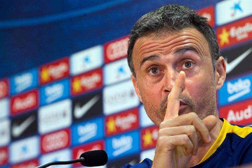 Luis Enrique no encuentra la fórmula para que su equipo salga del atolladero. (EFE)