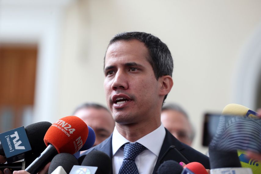 El presidente encargado de Venezuela, Juan Guaidó.