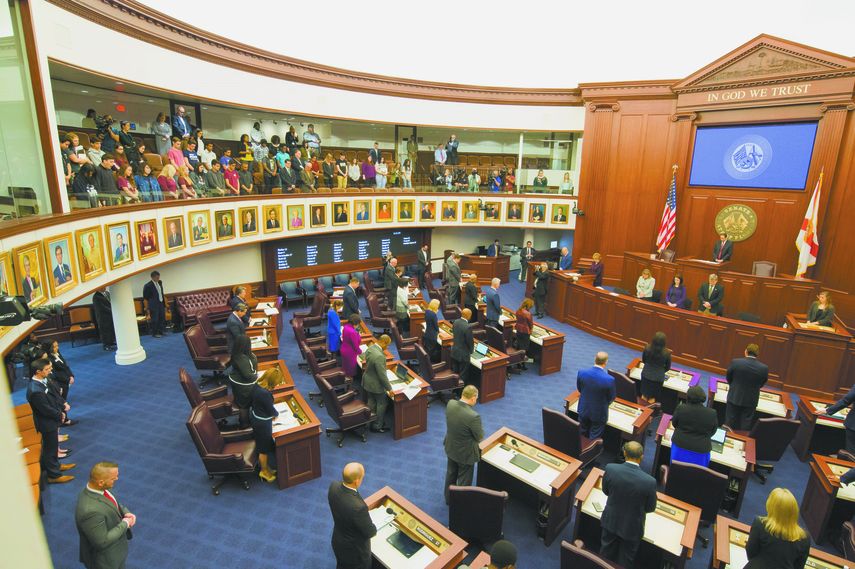 Senado en Tallahassee. Las sesiones orginarias empiezan el cinco de marzo.&nbsp;