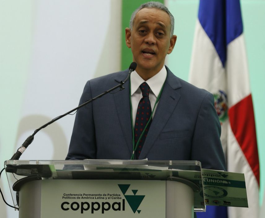 Manolo Pichardo, presidente de la Conferencia Permanente de Partidos Políticos de América Latina y el Caribe (Copppal).
