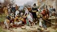 The First Thanksgiving, del pintor Jean Leon Gerome Ferris.