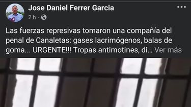 Captura del vídeo difundido por José Daniel Ferrer &nbsp;