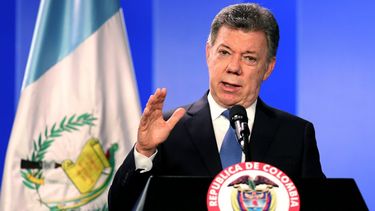 El presidente Juan Manuel Santos.