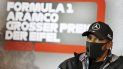 El piloto de Mercedes Lewis Hamilton durante una rueda de prensa previo al Gran Premio de Eifel en el circuito de Nuerburgring, Alemania, el jueves 8 de octubre de 2020 El piloto de Mercedes Lewis Hamilton durante una rueda de prensa previo al Gran Premio de Eifel en el circuito de Nuerburgring, Alemania, el jueves 8 de octubre de 2020