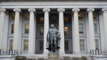 Fachada del Departamento del Tesoro de EEUU