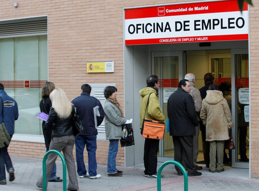 Oficina de Dsempleo en Madrid.