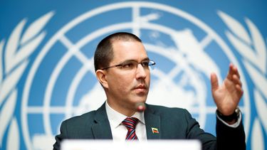 Jorge Arreaza, ministro de Relaciones Exteriores de Venezuela.