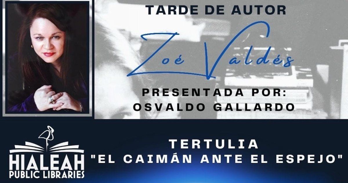 La escritora Zoé Valdés, próxima invitada de la tertulia “El Caimán ante el Espejo”, en Hialeah