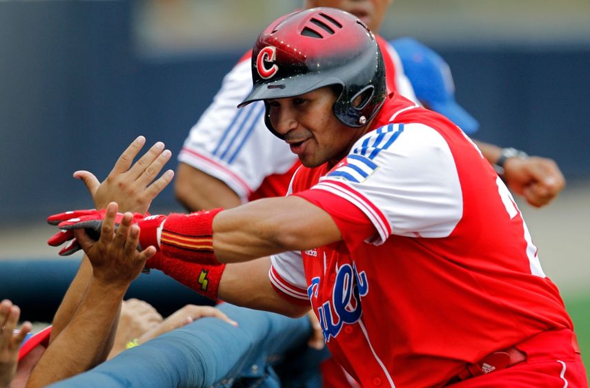 Frederich Cepeda, jugador de la selección de béisbol de Cuba