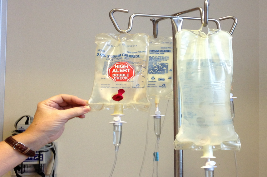 Imagen referencial de los sueros vitaminados-.