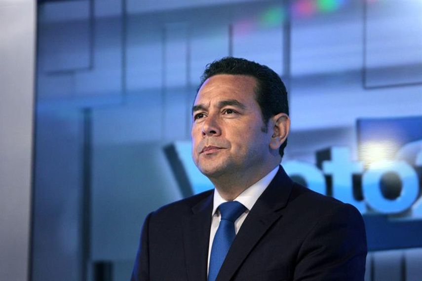 El candidato a la Presidencia de Guatemala Jimmy Morales, del Frente de Convergencia Nacional (FCN). (EFE)