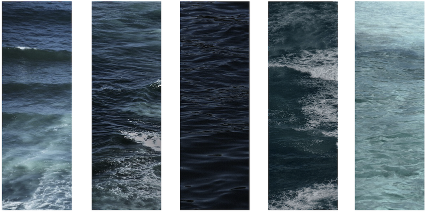 Coming Out, Browsing, More Water, Dawn, Arriving&nbsp;(2019), de Mari Carmen Orizondo.&nbsp;