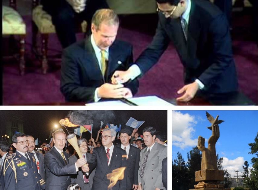 La firma de la paz puso fin a 36 años de guerra civil.