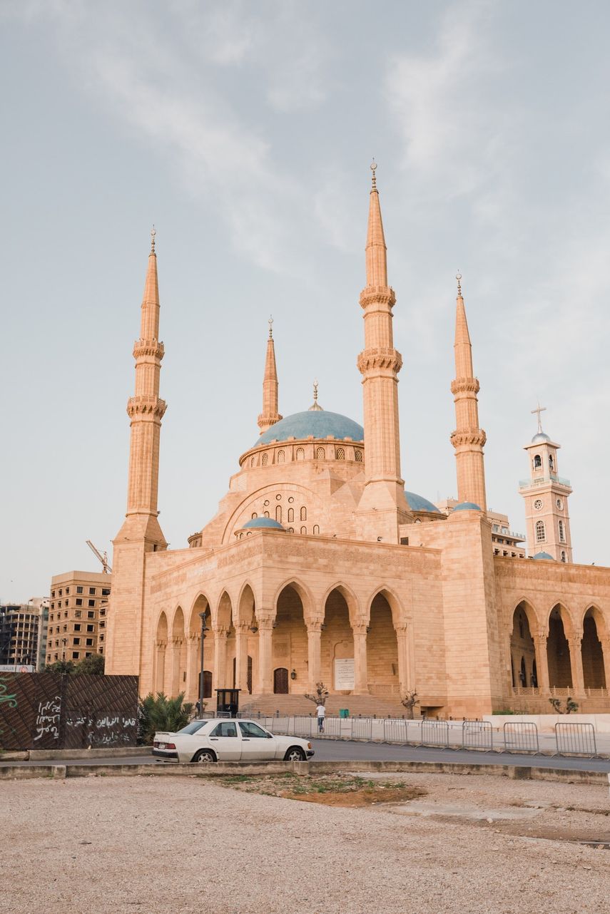 La mezquita de Mohammad al-Amin en Beirut, Líbano.&nbsp;