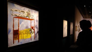 El Sueño, a self-portrait by legendary Mexican artist Frida Kahlo, sold for $54.66 million in New York on Thursday, setting a new record for the price of a painting by a woman, the auction house Sothebys said.