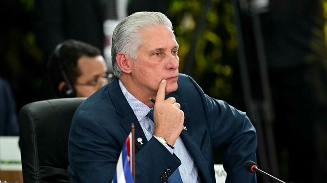 El dictador cubano, Miguel Dïaz-Canel.