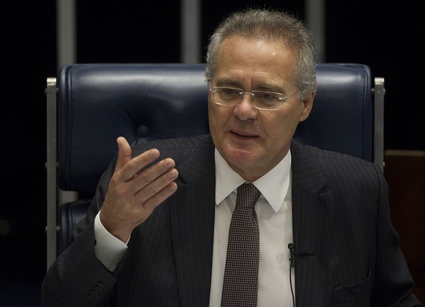 Renan Calheiros, presidente del Senado de Brasil