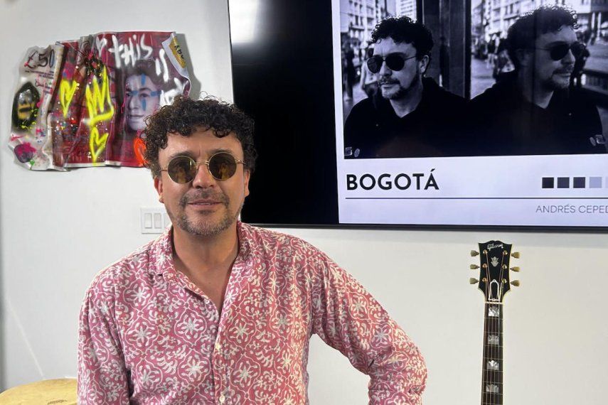 El cantante colombiano Andrés Cepeda.&nbsp;