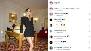 La cantante Katy Perry. 